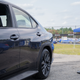 Photo of the 2022 Subaru WRX from the front quarter, showcasing the rear fender flares.